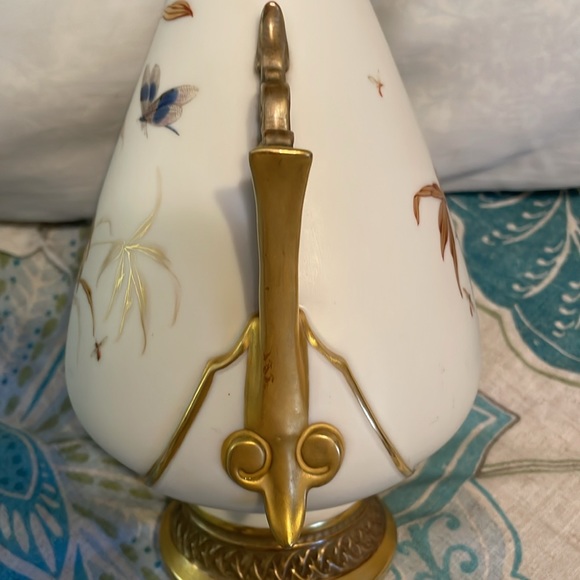 Antique 1800’s Royal Worcester Porcelain Bud Vase - Picture 7 of 14